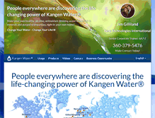 Tablet Screenshot of bestkangenwater.com